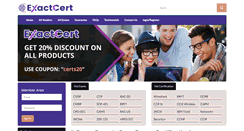 Desktop Screenshot of exactcert.com